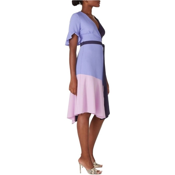 Hutch Colorblock Wrap Dress - Picture 8 of 8